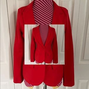 Candy Apple Red Blazer